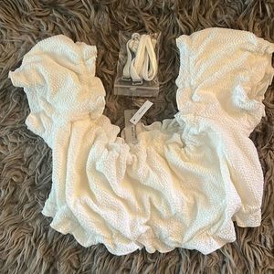 NWT Abercrombie swim top